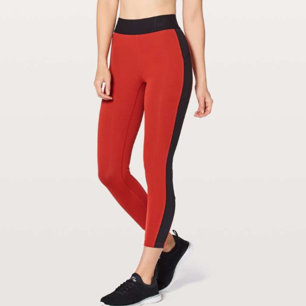 NWT Lululemon Box It Out Tight Bonfire